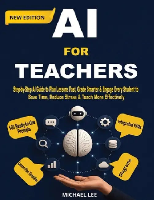 AI For Teachers (New Edition): Step-by-Step AI Guide to Plan Lessons Fast, Grade Smarter & Engage Every Student to Save Time, Reduce Stress & Teach Mo by Michael Lee