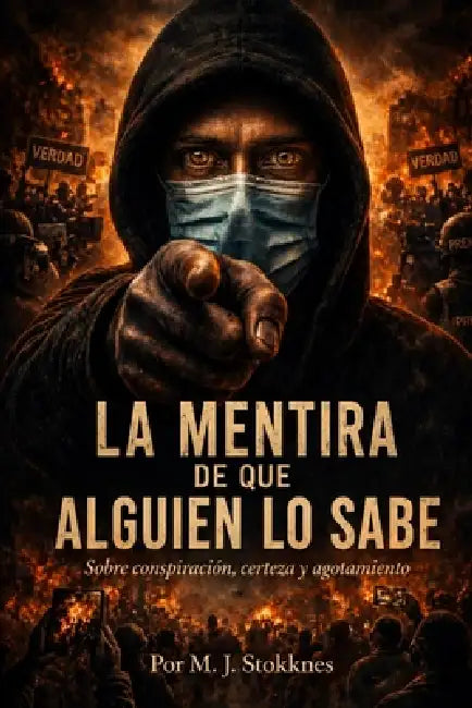 La Mentira de Que Alguien Lo Sabe: Sobre conspiración, certeza y agotamiento by Marius Johan Stokknes