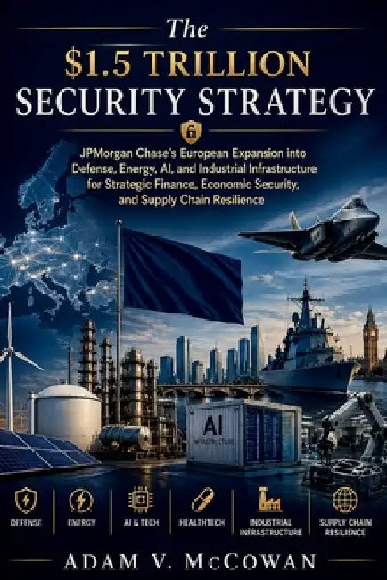 The $1.5 Trillion Security Strategy: JPMorgan Chase's European Expansion into Defense, Energy, AI, and Industrial Infrastructure for Strategic Finance by Adam V. McCowan