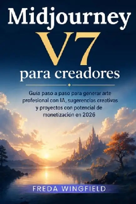 Midjourney V7 para creadores: Guía paso a paso para generar arte profesional con IA, sugerencias creativas y proyectos con potencial de monetización e by Freda Wingfield