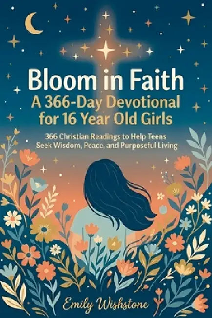 Bloom in Faith: A 366-Day Devotional for 16 Year Old Girls: 366 Christian Readings to Help Teens Seek Wisdom, Peace, and Purposeful Living by Emily Wishstone