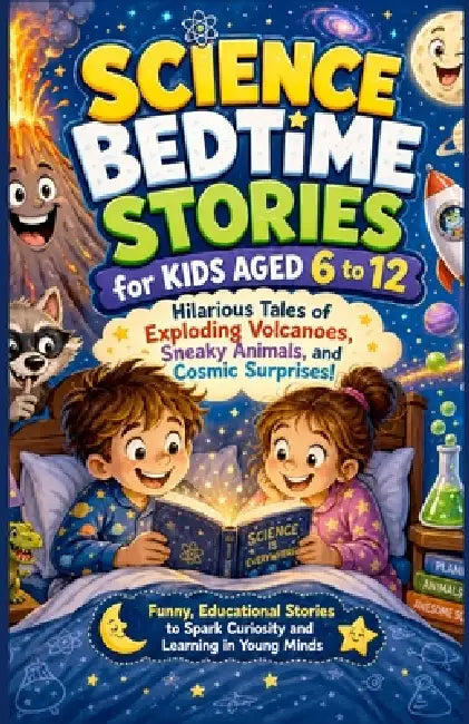 Science Bedtime Stories for Kids Aged 6 to 12: Funny, Educational Stories to Spark Curiosity and Learning in Young Minds by Young Curiosity Studio