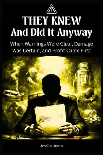 They Knew - And Did It Anyway: When Warnings Were Clear, Damage Was Certain, and Profit Came First by Jessica Dj Jones