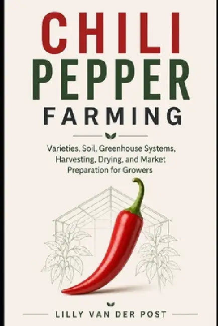 Chili Pepper Farming: Varieties, Soil, Greenhouse Systems, Harvesting, Drying, and Market Preparation for Growers by Danny Munrow, Drayden Moss, Lilly Van Der Post