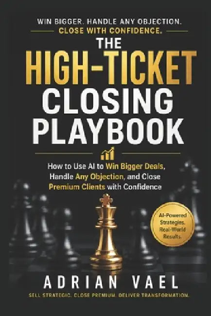 The High-Ticket Closing Playbook: An AI-Powered Sales Playbook for Winning Bigger Deals, Handling Objections, and Closing Premium Clients by Adrian Vael