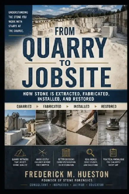From Quarry to Jobsite: A Professional Guide to Quarry Methods, Stone Behavior, and the Failures That Start at the Source by Frederick M. Hueston