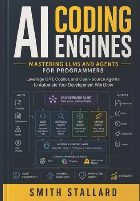 AI Coding Engines: Mastering LLMs and Agents for Programmers: Leverage GPT, Github Copilot, and Open-Source Agents to Automate Your Development Workfl by Smith Stallard