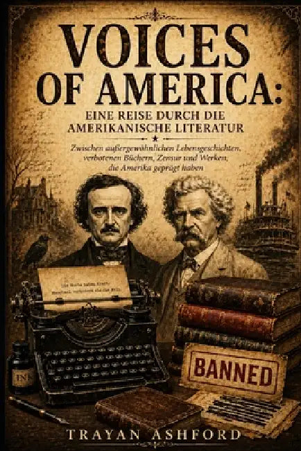 Voices of America: eine Reise durch die amerikanische Literatur: Zwischen außergewöhnlichen Lebensgeschichten, verbotenen Büchern, Zensur und Werken, by A. Sunot, Trayan Ashford