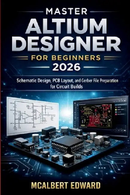 Master Altium Designer for Beginners 2026: Schematic Design, PCB Layout, and Gerber File Preparation for Circuit Builds by McAlbert Edward