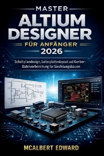 Master Altium Designer Für Anfänger 2026: Schaltplandesign, Leiterplattenlayout und Gerber-Dateivorbereitung für Schaltungsbaue by McAlbert Edward