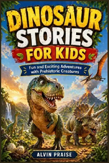 Dinosaur Stories for Kids: Fun and Exciting Adventures with Prehistoric Creatures by Alvin Praise