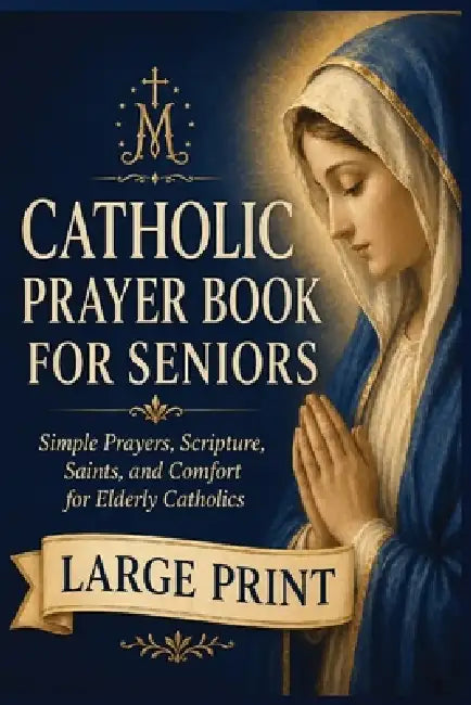 A Large-Print Catholic Prayer Book for Seniors: Simple Prayers, Scripture, Saints, and Comfort for Elderly Catholics by Grace Rette