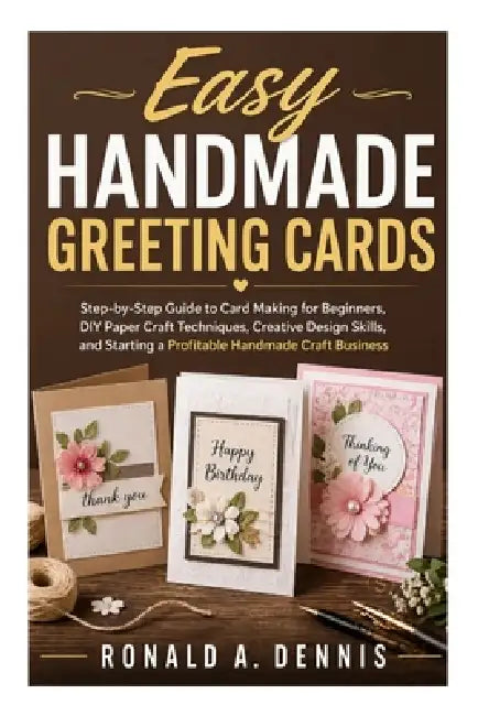 Easy Handmade Greeting Cards: Step-by-Step Guide to Card Making for beginners, DIY Craft Techniques, Creative Design Skills, and How to Start a Profit by Ronald A. Dennis