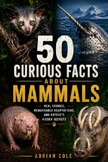 50 Curious Facts about Mammals: Real Stories, Remarkable Adaptations, and Nature's Hidden Secrets by Adrian Cole