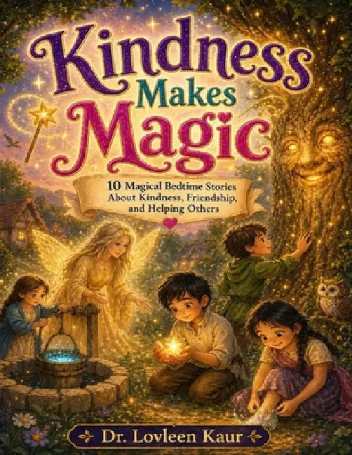 Kindness Makes Magic: 10 Magical Bedtime Stories About Kindness, Friendship, and Helping Others by Lovleen Kaur