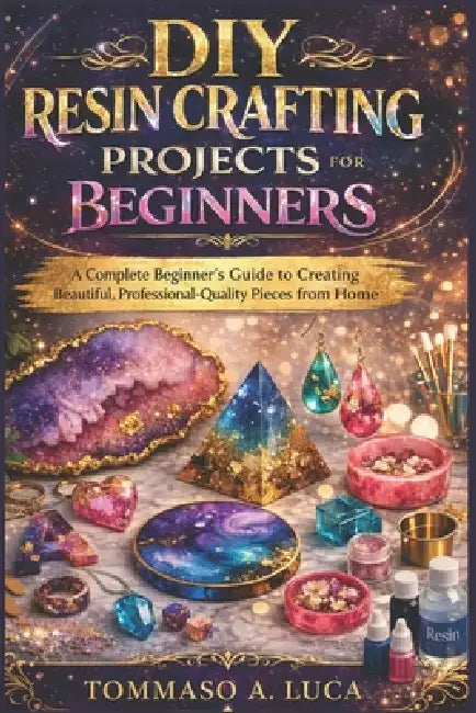 DIY Resin Crafting Projects for Beginners: A Complete Beginner's Guide to Creating Beautiful, Professional-Quality Pieces from Home by Tommaso A. Luca