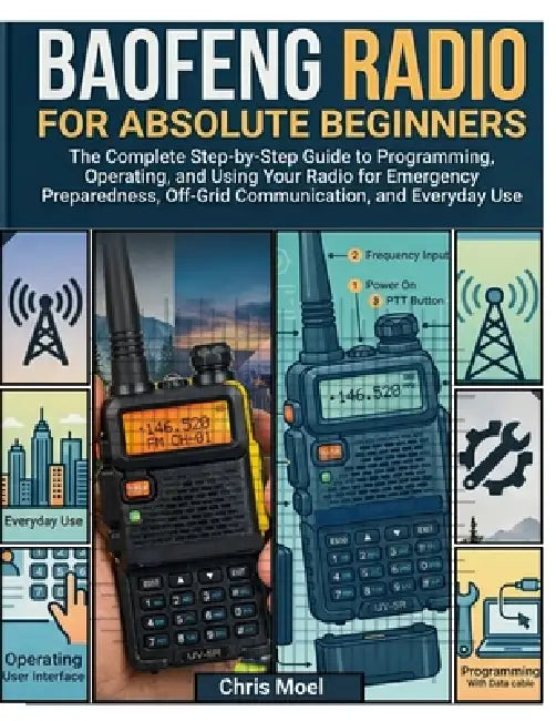 Baofeng Radio for Absolute Beginners: The Complete Step-by-Step Guide to Programming, Operating, and Using Your Radio for Emergency Preparedness, Off- by Chris Moel