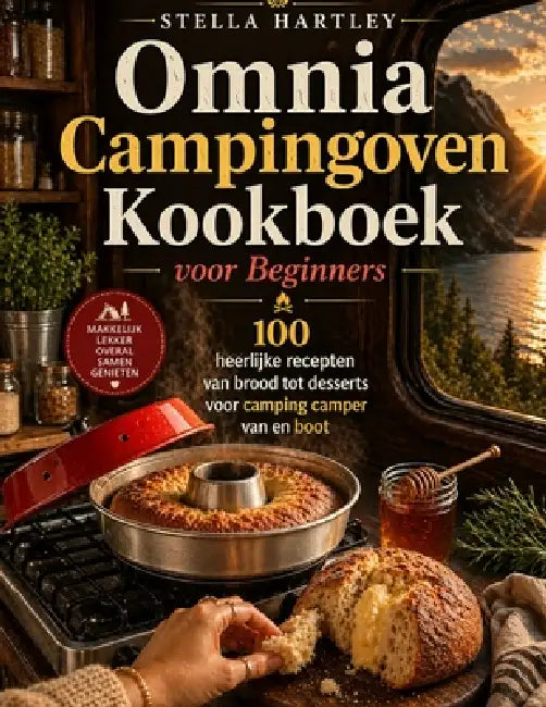 Omnia Campingoven Kookboek voor Beginners: 100 heerlijke recepten van brood tot desserts voor camping camper van en boot by Stella Hartley