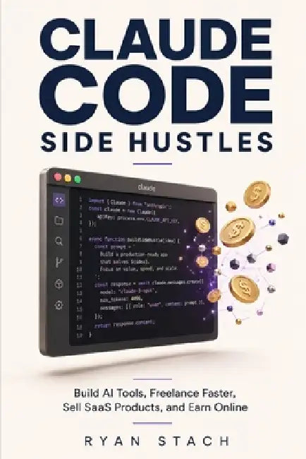Claude Code Side Hustles: Build AI Tools, Freelance Faster, Sell SaaS Products, and Earn Online by Ryan Stach