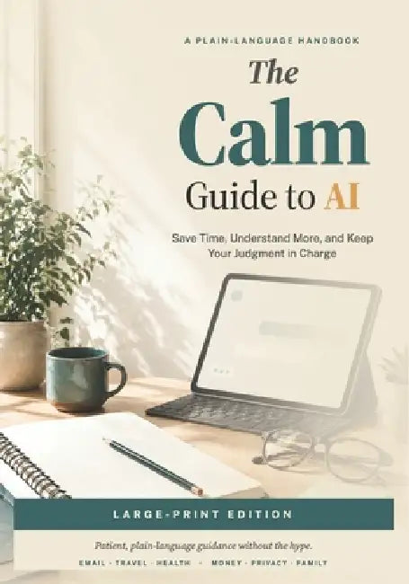 The Calm Guide to AI: Save Time, Understand More, and Keep Your Judgment in Charge by Ryan Essington
