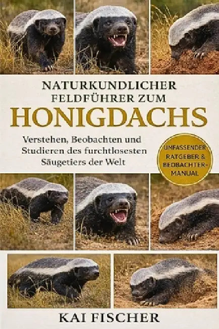 Naturkundlicher Feldführer zum Honigdachs: Verstehen, Beobachten und Studieren des furchtlosesten Säugetiers der Welt by Kai Fischer