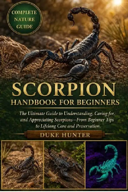 Scorpion Handbook for Beginners: The Ultimate Guide to Understanding, Caring for, and Appreciating Scorpions-From Beginner Tips to Lifelong Care and P by Duke Hunter