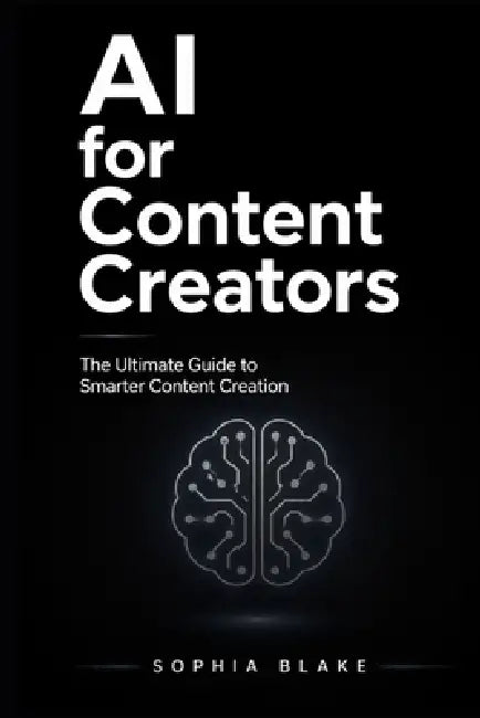AI for Content Creators: The Ultimate Guide to Smarter Content Creation, Faster Growth, and Consistent Income by Sophia Blake