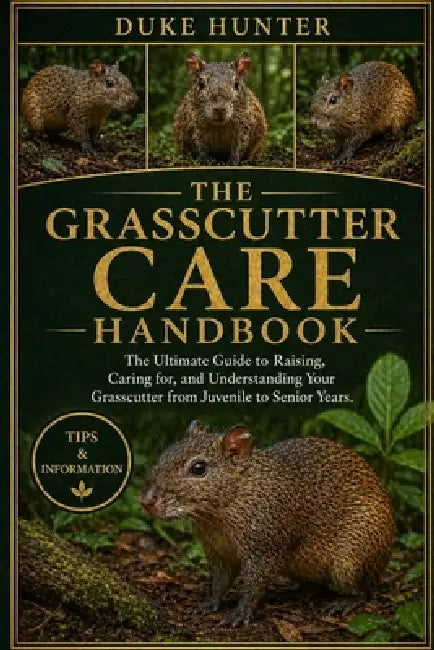 Grasscutter Care Handbook: The Ultimate Guide to Raising, Caring for, and Understanding Your Grasscutter from Juvenile to Senior Years. by Duke Hunter