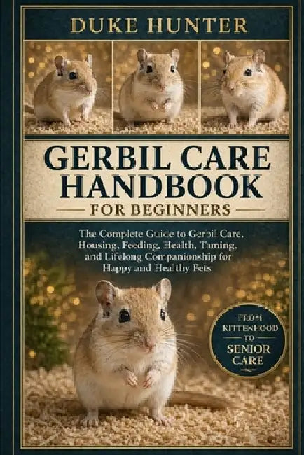 Gerbil Care Handbook: The Complete Guide to Gerbil Care, Housing, Feeding, Health, Taming, and Lifelong Companionship for Happy and Healthy Pets. by Duke Hunter