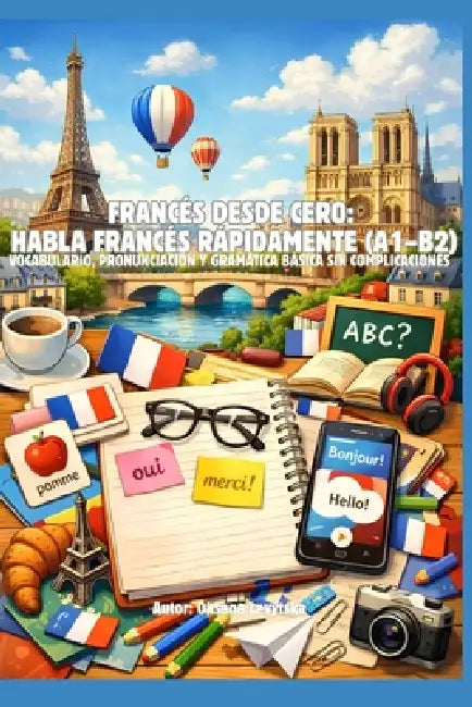 Francés desde cero: habla francés rápidamente (A1-B2) Vocabulario, pronunciación y gramática básica sin complicaciones by Oksana Levytska
