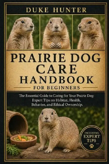 Prairie Dog Care Handbook: The Essential Guide to Caring for Your Prairie Dog: Expert Tips on Habitat, Health, Behavior, and Ethical Ownership. by Duke Hunter