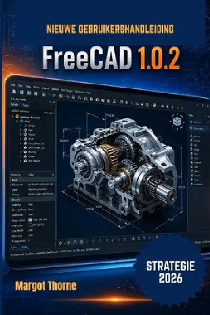 FreeCAD 1.0.2 Gebruikershandleiding 2026.: Eenvoudige, stapsgewijze nieuwe strategie voor beginners en gevorderden by Margot Thorne, Margot Thorne