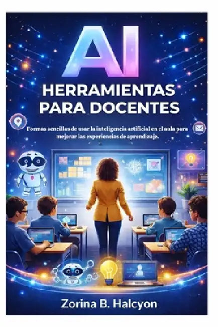AI Herramientas para docentes: Formas sencillas de usar la inteligencia artificial en el aula para mejorar las experiencias de aprendizaje. by Zorina B. Halcyon