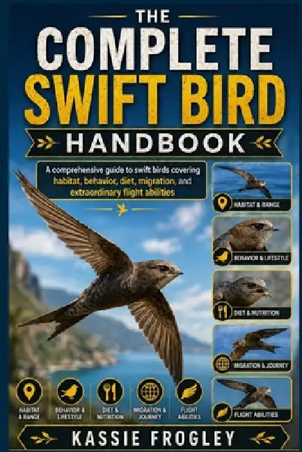 The Complete Swift Bird Handbook: A comprehensive guide to swift birds covering habitat, behavior, diet, migration, and extraordinary flight abilities by Kassie Frogley