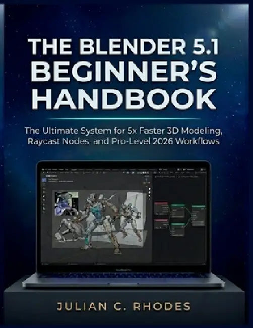 The Blender 5.1 Beginner's Handbook: The Ultimate System for 5x Faster 3D Modeling, Raycast Nodes, and Pro-Level 2026 Workflows by Julian C. Rhodes