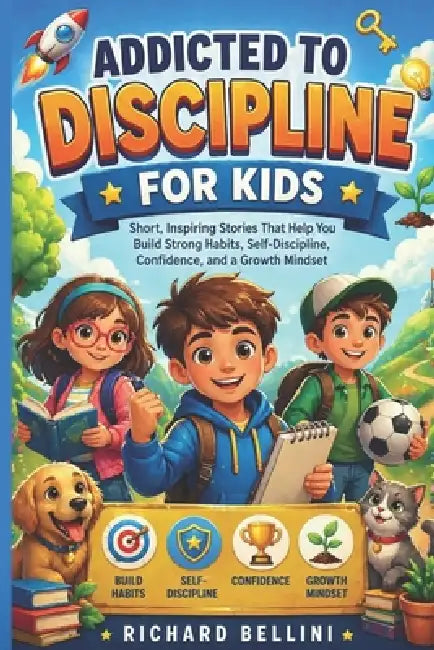 Addicted to Discipline For Kids: Short, Inspiring Stories That Help You Build Strong Habits, Self-Discipline, Confidence, and a Growth Mindset by Richard Bellini
