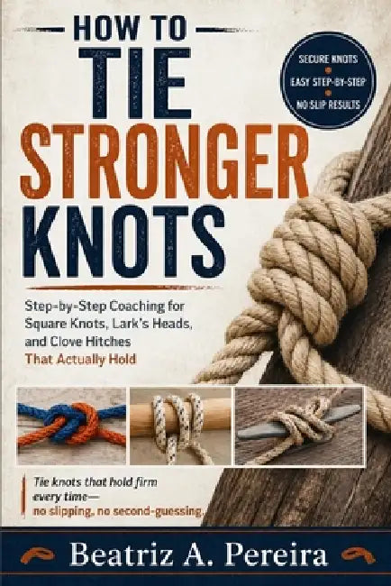 How to Tie Stronger Knots: Step-by-step coaching for square knots, lark's heads, and clove hitches by Beatriz A. Pereira