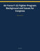 Air Force F-22 Fighter Program: Background and Issues for Congress by Jeremiah Gertler