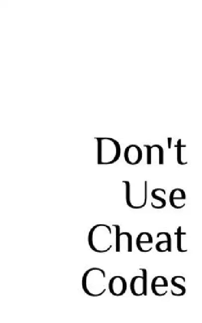 Don't Use Cheat Codes: An invitation to stay by Danielle Elizabeth Frenden