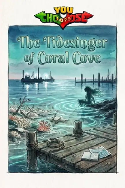 The Tidesinger of Coral Cove: A Quest where you say which way the story goes, as every choice helps shape your own ending by Sasha Sutormin