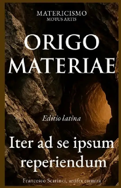 Origo Materiae: Iter ad se ipsum reperiendum by Francesco Scarinci Artist