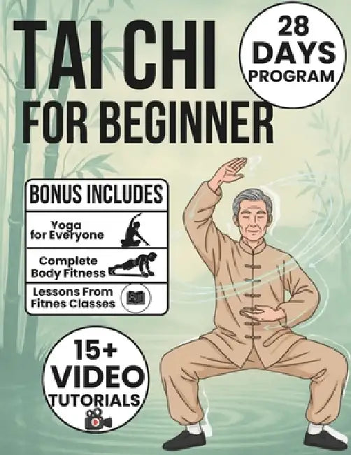 Tai Chi for Beginners: A Complete 28-Day Plan to Build Strength, Improve Mobility, Prevent Falls & Regain Balance with Easy 10-Minute Daily Routines I by Joshi Pullen