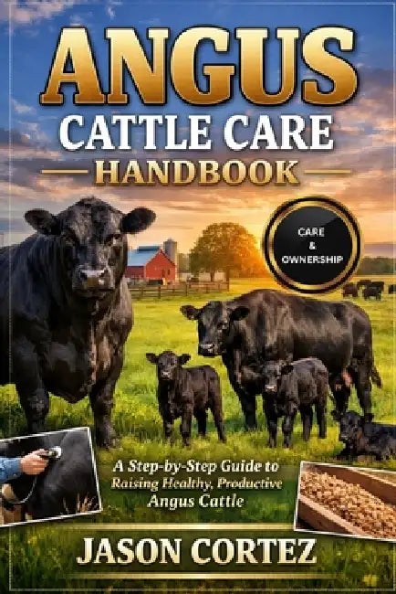 Angus Cattle Care Handbook: A Step-by-Step Guide to Raising Healthy, Productive Angus Cattle by Jason Cortez
