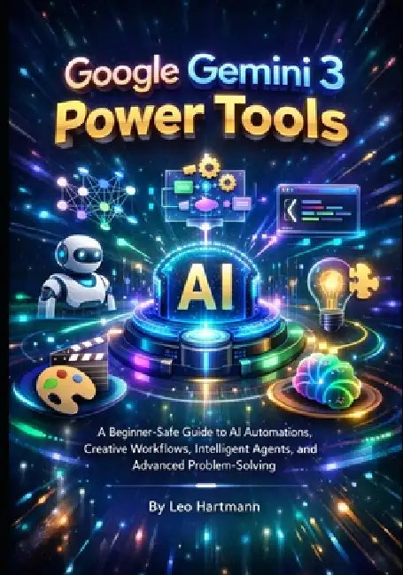 Google Gemini 3 Power Tools: A Beginner-Safe Guide to AI Automations, Creative Workflows, Intelligent Agents, and Advanced Problem-Solving by Leo Hartmann