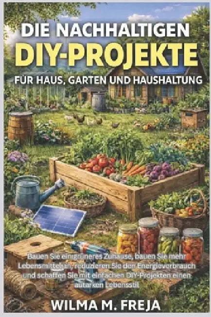Die Nachhaltigen Diy-Projekte Für Haus, Garten Und Haushaltung: Bauen Sie ein grüneres Zuhause, bauen Sie mehr Lebensmittel an, reduzieren Sie den Ene by Wilma M. Freja