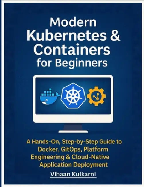 Modern Kubernetes & Containers for Beginners: A Hands-On, Step-by-Step Guide to Docker, GitOps, Platform Engineering & Cloud-Native Application Deploy by Vihaan Kulkarni