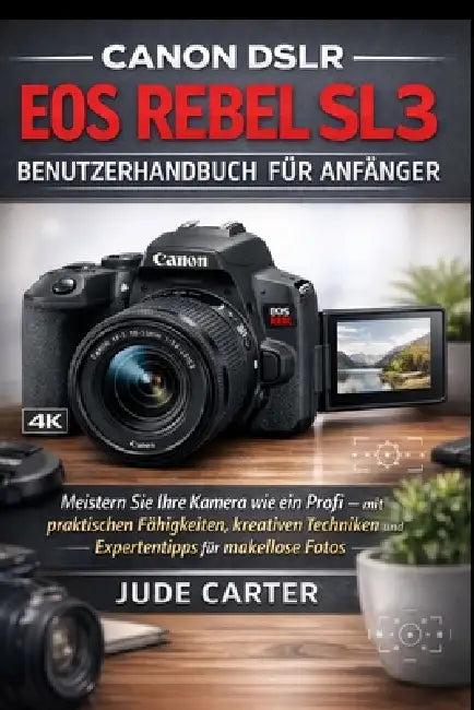 Canon Dslr EOS Rebel Sl3 Benutzerhandbuch Für Anfänger: Meistern Sie Ihre Kamera wie ein Profi - mit praktischen Fähigkeiten, kreativen Techniken und by Jude Carter