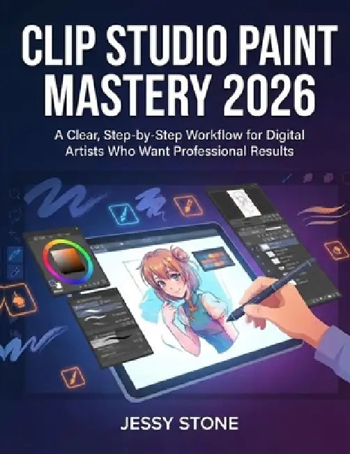 Clip Studio Paint Mastery 2026: A Clear, Step-by-Step Workflow for Digital Artists Who Want Professional Results by Jessy Stone