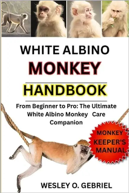 White Albino Monkey: From Beginner to Pro: The Ultimate Monkey Care Companion by O. Gabriel, Wesley