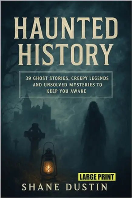 Haunted History Large Print: 39 Ghost Stories, Creepy Legends, and Unsolved Mysteries to Keep You Awake by Dustin, Shane